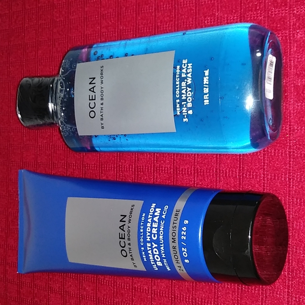 Bath and Body Works Ocean 3-in-1 shower gel and body cream